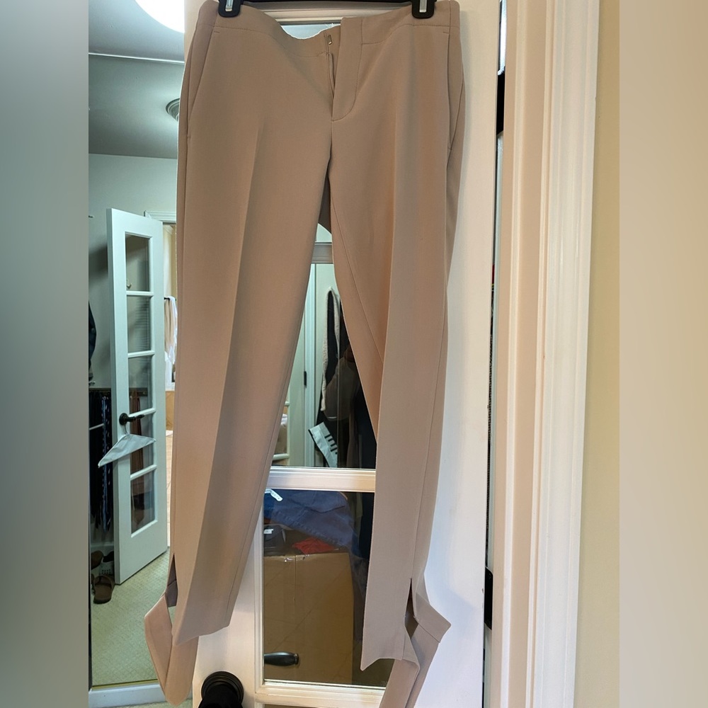 Banana Republic cropped pants with bottom tie detail